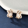 Wholesale Jewelry Cute Animal Cat Earring Copperzinc Alloy Electroplating For Women