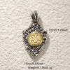 Wholesale Jewelry Dark Style Copper Goldplated Skull Crown Pumpkin Pendant Necklace With Zirconia Design