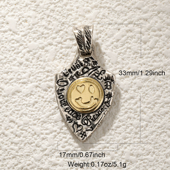Wholesale Jewelry Dark Style Copper Goldplated Skull Crown Pumpkin Pendant Necklace With Zirconia Design