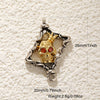 Wholesale Jewelry Dark Style Copper Goldplated Skull Crown Pumpkin Pendant Necklace With Zirconia Design