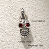 Wholesale Jewelry Dark Style Copper Goldplated Skull Crown Pumpkin Pendant Necklace With Zirconia Design