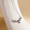 Wholesale Jewelry Deer Antler Titanium Steel And Copper Real Gold Plated Necklace Sweet Animal Style Fashion Accessories
