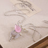 Wholesale Jewelry Deer Antler Titanium Steel And Copper Real Gold Plated Necklace Sweet Animal Style Fashion Accessories
