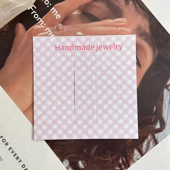 Wholesale Jewelry Display Board Made Of Paper And Cardboard With Printing For Earrings Necklace Hairpin Ring