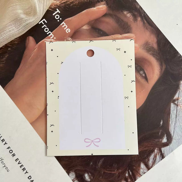 Wholesale Jewelry Display Board Made Of Paper And Cardboard With Printing For Earrings Necklace Hairpin Ring