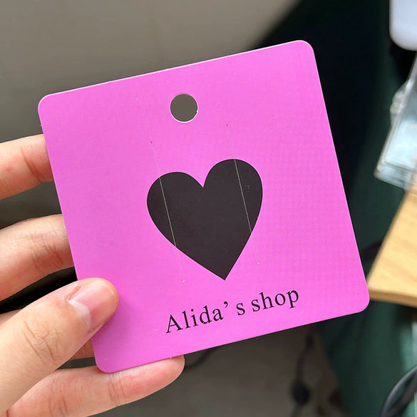 Wholesale Jewelry Display Packaging Label Earrings Hairpin Ring Bracelet Cards Made Of Cardboard And Paper