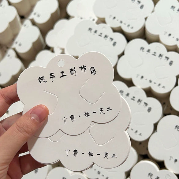 Wholesale Jewelry Display Packaging Label Earrings Hairpin Ring Bracelet Cards Made Of Cardboard And Paper