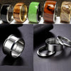 Wholesale Jewelry Diy Handmade Ring Empty Support Accessories Titanium Steel Geometric Polished Unisex