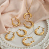 Wholesale Jewelry Dolphin 316L Stainless Steel Electroplated Marine Life Style Necklace Earrings For Women
