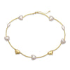 Wholesale Jewelry Elegant Animal Zodiac Copper O Word Chain Starfish Scallop Pearl Clavicle Necklace For Women Electroplated