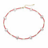 Wholesale Jewelry Elegant Animal Zodiac Copper O Word Chain Starfish Scallop Pearl Clavicle Necklace For Women Electroplated