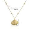Wholesale Jewelry Elegant Animal Zodiac Copper O Word Chain Starfish Scallop Pearl Clavicle Necklace For Women Electroplated