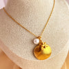 Wholesale Jewelry Elegant Beach Starfish Shell 304 Stainless Steel 18K Gold Plated Plating Pendant Necklace