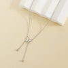 Wholesale Jewelry Elegant Butterfly 304 Stainless Steel Pendant Necklace