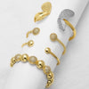 Wholesale Jewelry Elegant Inlaid Zircon Butterfly Bracelet Copper 18K Gold Plated Electroplated With Star Pattern