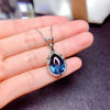 Wholesale Jewelry Elegant Mermaid Tears Pendant Copper Mixed Gem Inlay Zircon Animals Zodiac Ochain Necklace For Women