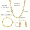 Wholesale Jewelry Elegant Modern Style Streetwear Solid Color 304 Stainless Steel 18K Gold Plated Bracelets Earrings Necklace