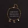 Wholesale Jewelry Elegant Simple Style Classic Style Letter Cherry 201 Stainless Steel 304 Stainless Steel Copper 18K Gold Plated Anklet