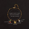 Wholesale Jewelry Elegant Simple Style Classic Style Letter Cherry 201 Stainless Steel 304 Stainless Steel Copper 18K Gold Plated Anklet