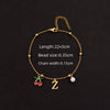 Wholesale Jewelry Elegant Simple Style Classic Style Letter Cherry 201 Stainless Steel 304 Stainless Steel Copper 18K Gold Plated Anklet