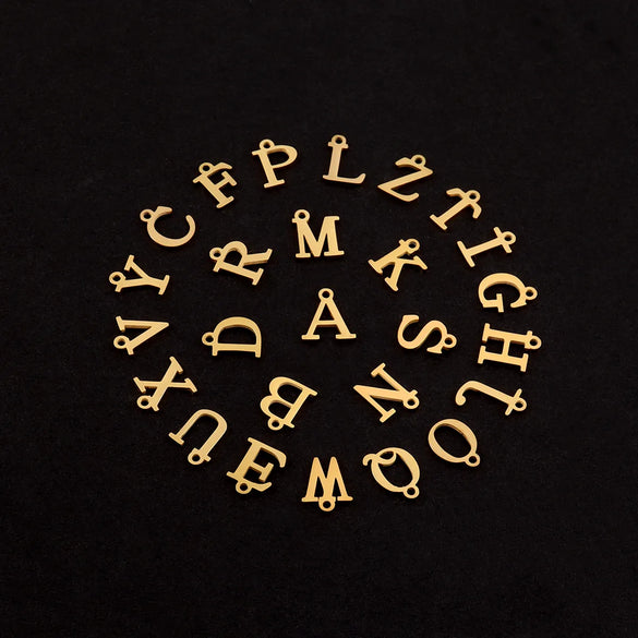 Wholesale Jewelry Elegant Simple Style Classic Style Letter Cherry 201 Stainless Steel 304 Stainless Steel Copper 18K Gold Plated Anklet