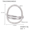 Wholesale Jewelry Elegant Zircon 316L Stainless Steel Ring Bracelet Necklace Electroplated