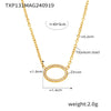 Wholesale Jewelry Elegant Zircon 316L Stainless Steel Ring Bracelet Necklace Electroplated
