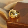 Wholesale Jewelry Exaggerated Geometric 316L Stainless Steel 18K Gold Plated Ring For Women