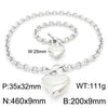 Wholesale Jewelry Exaggerated Personality Metal O Chain Titanium Steel Electroplated Unisex Jewelry Set