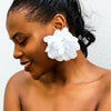 Wholesale Jewelry Fabric Handmade Flower Design Women's Earrings