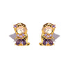 Wholesale Jewelry Fashion Cartoon Characters S925 Silver And Copper Earrings Set With Microinlaid Zircon For Women
