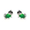 Wholesale Jewelry Fashion Cartoon Characters S925 Silver And Copper Earrings Set With Microinlaid Zircon For Women