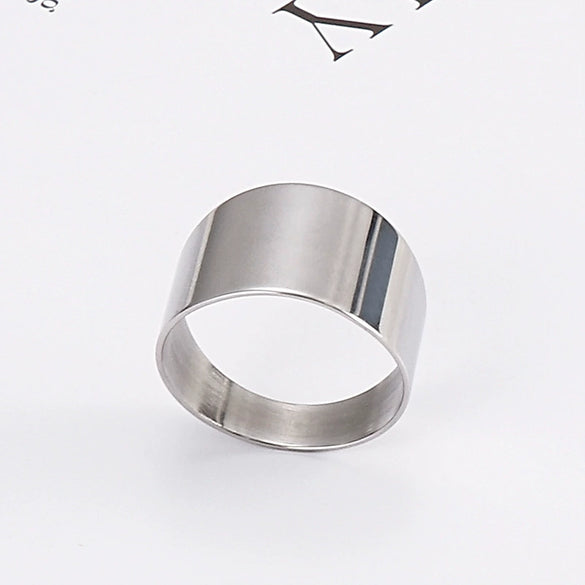 Wholesale Jewelry Fashion Casual Titanium Steel Ring Electroplated Unisex Accessories