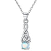 Wholesale Jewelry Fashion Copper Mixed Gem Inlay Zircon Dropshaped Ochain Ear Hook Necklace And Earrings Set
