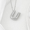 Wholesale Jewelry Fashion Copper Plated Alphabet Pendant Hip Hop Necklace