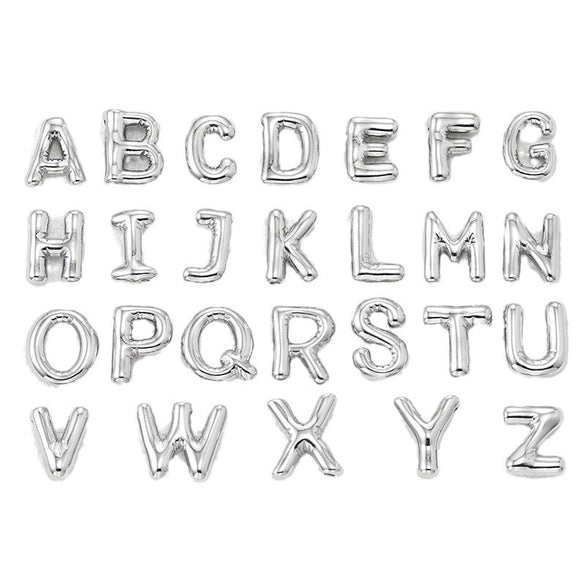 Wholesale Jewelry Fashion Copper Plated Alphabet Pendant Hip Hop Necklace
