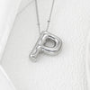 Wholesale Jewelry Fashion Copper Plated Alphabet Pendant Hip Hop Necklace