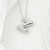 Wholesale Jewelry Fashion Copper Plated Alphabet Pendant Hip Hop Necklace