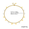Wholesale Jewelry Fashion Design Butterfly Pendant Stainless Steel Gold Plated Chain Necklace