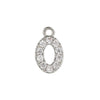 Wholesale Jewelry Fashion Digital Brass Goldplated Inlaid Zircon Pendant Necklace Accessories
