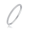 Wholesale Jewelry Fashion Elegant Live Buckle Bracelet 925 Sterling Silver Moissanite Inlaid Women's