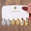 Wholesale Jewelry Fashion Exaggerated Acrylic Geometric Electroplated Women's Drop Earrings