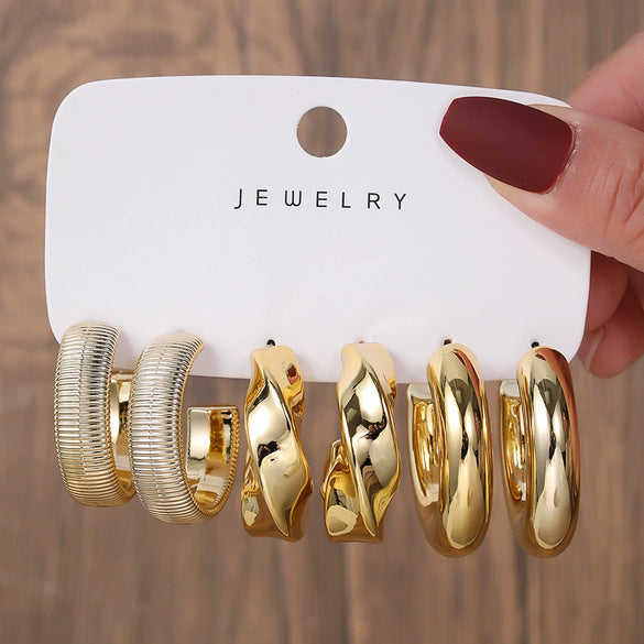 Wholesale Jewelry Fashion Exaggerated Acrylic Geometric Electroplated Women's Drop Earrings