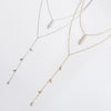 Wholesale Jewelry Fashion Geometric S925 Sterling Silver Electroplated Pendant Chain Collar Chain Clavicle Chain