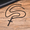 Wholesale Jewelry Fashion Geometric Stainless Steel Cross Pendant Necklace For Men With Electroplating