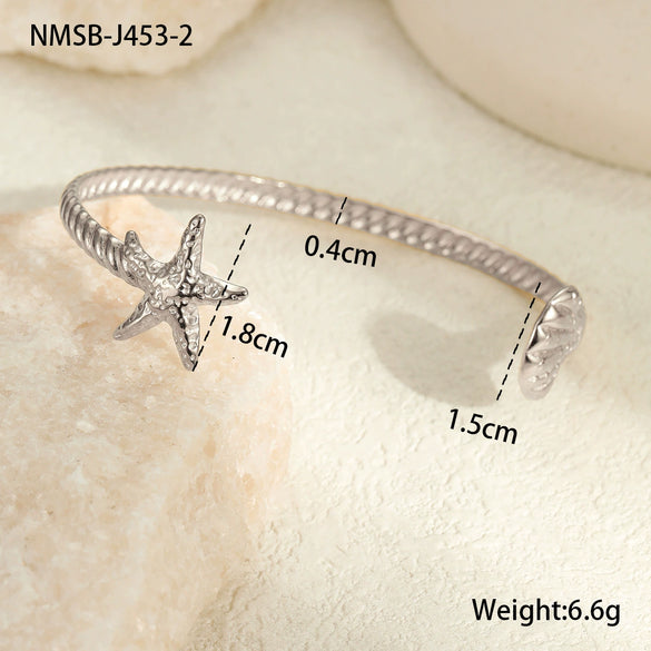 Wholesale Jewelry Fashion Geometric Stainless Steel 18K Gold Plated Bracelet