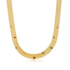 Wholesale Jewelry Fashion Geometric Stainless Steel Ribbon Woven Colorful Zircon Necklace Bracelet Suit With Electroplating For Women