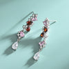 Wholesale Jewelry Fashion Geometric Style S925 Sterling Silver Necklace Pendant Earring Set For Women