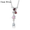 Wholesale Jewelry Fashion Geometric Style S925 Sterling Silver Necklace Pendant Earring Set For Women