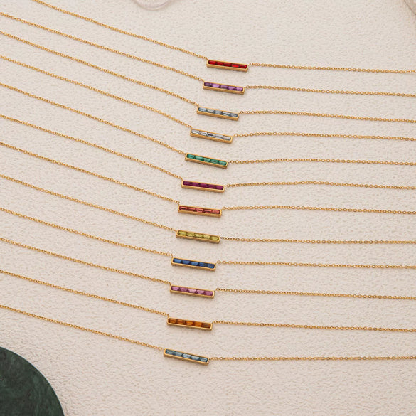 Wholesale Jewelry Fashion Geometric Titanium Steel Pendant Necklace With Electroplating And Constellation Design